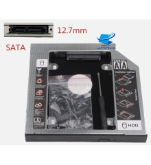 Caddy Bay SATA Dày 12.7mm cho Laptop – Khay thay ổ DVD thành ổ cứng thứ 2